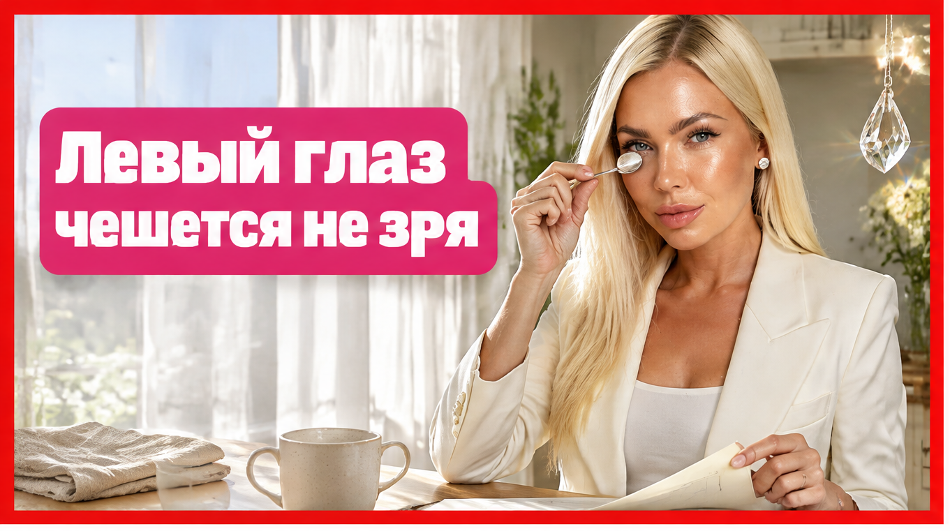Чешется левый глаз: примета и как понять этот знак