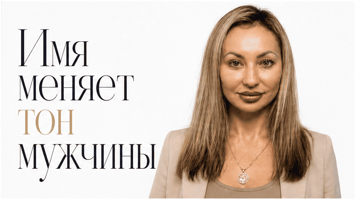 Число имени объясняет привычный тон мужчины в паре