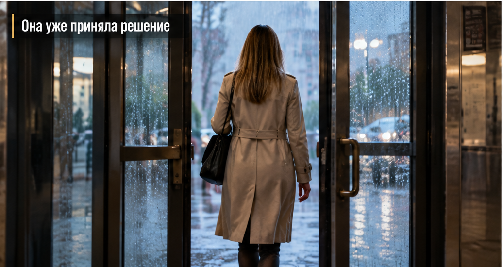 Супруги сидят по разные стороны стола после разговора о разводе
