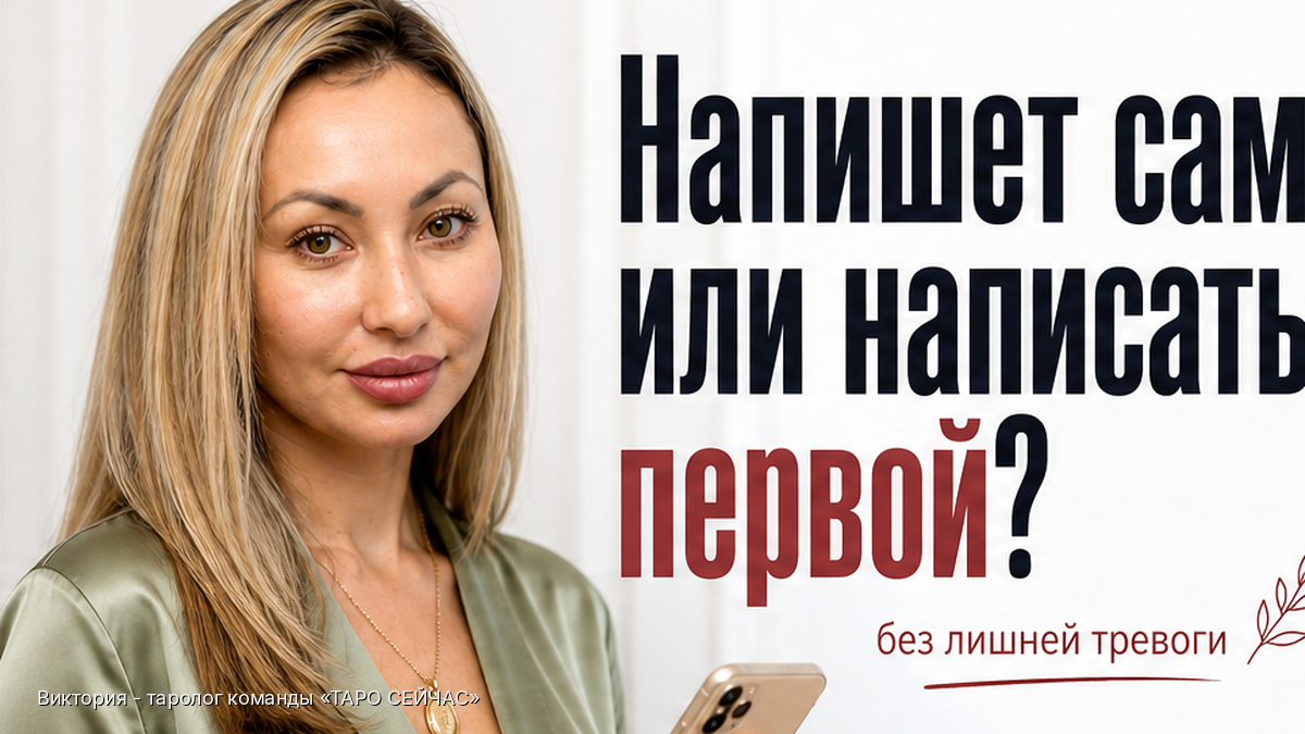 Напишет ли он сегодня вечером и стоит ли написать первой