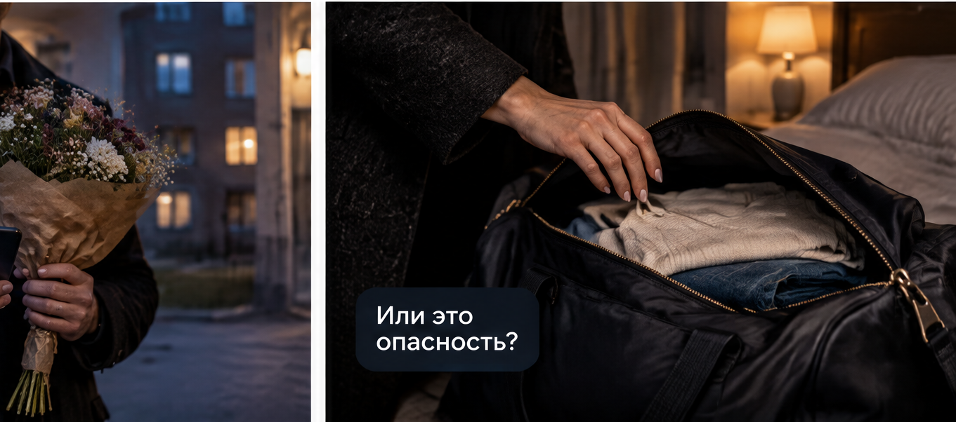 Пара на расстоянии друг от друга размышляет о возможности вернуться в отношения