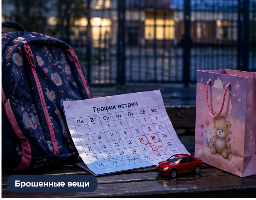 Ребенок между ожиданием звонка от отца и желанием сохранить спокойствие