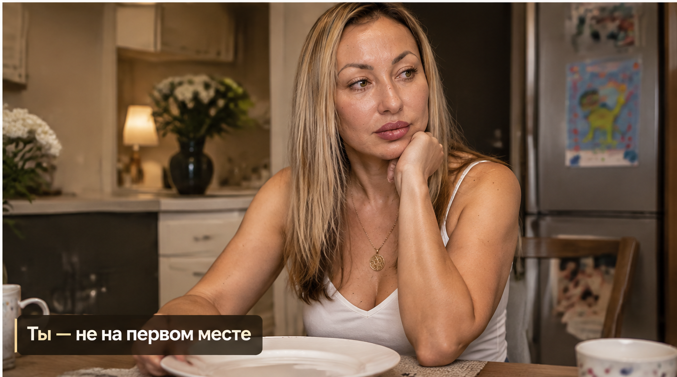Женщина осознает скрытые причины ревности к ребенку мужа