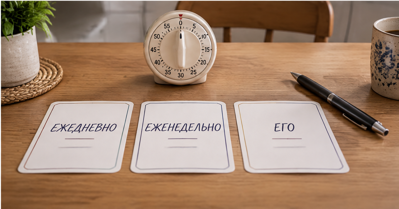 Домашние обязанности разделены на понятные зоны ответственности