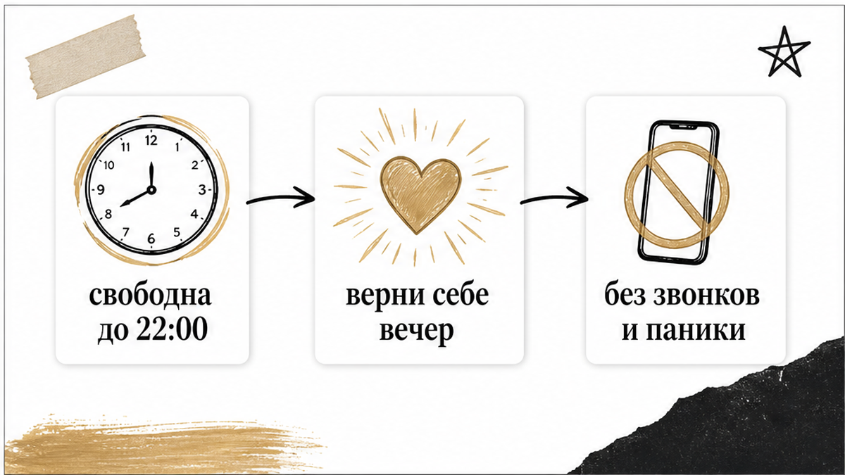 Пошаговая практика: таймбоксинг и возврат контроля над своим вечером