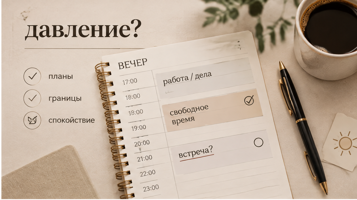Женщина вечером смотрит на телефон после ответа о давлении