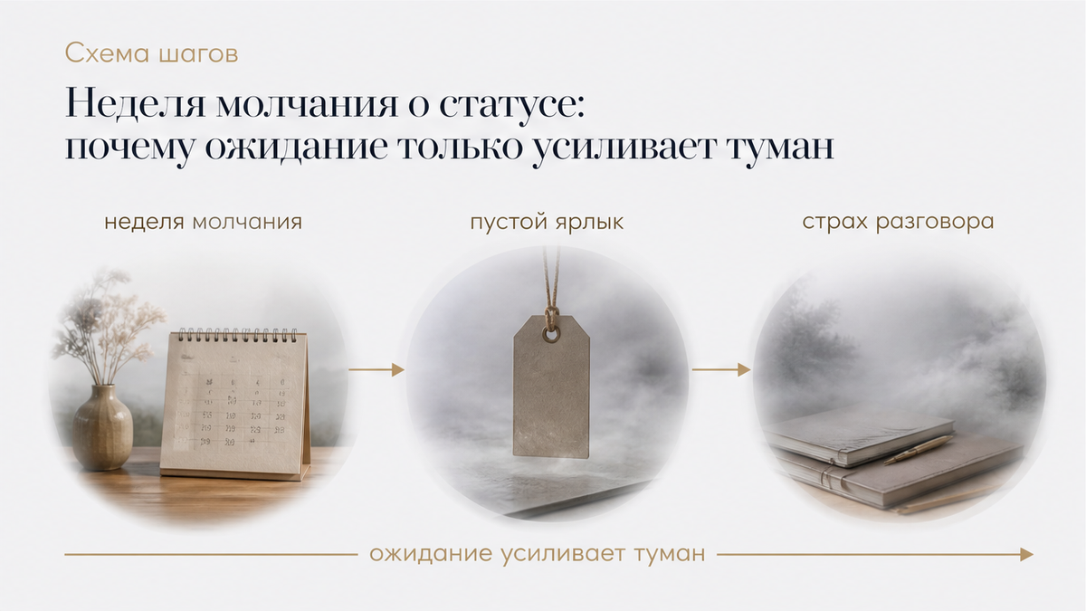 Как неделя молчания о статусе усиливает туман