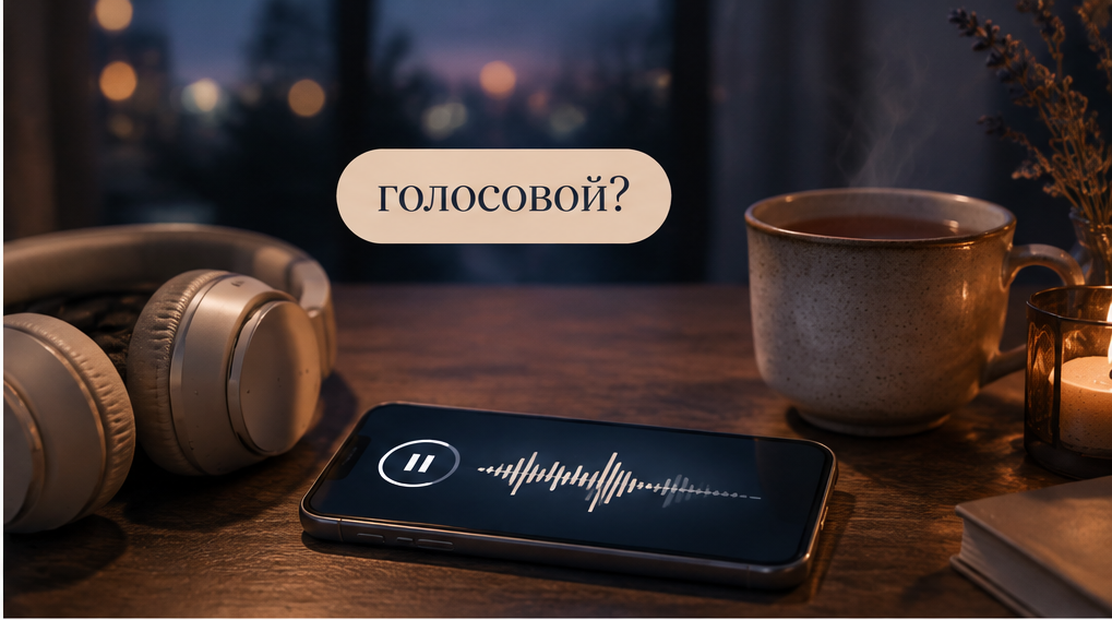 Карты Таро рядом с телефоном вечером