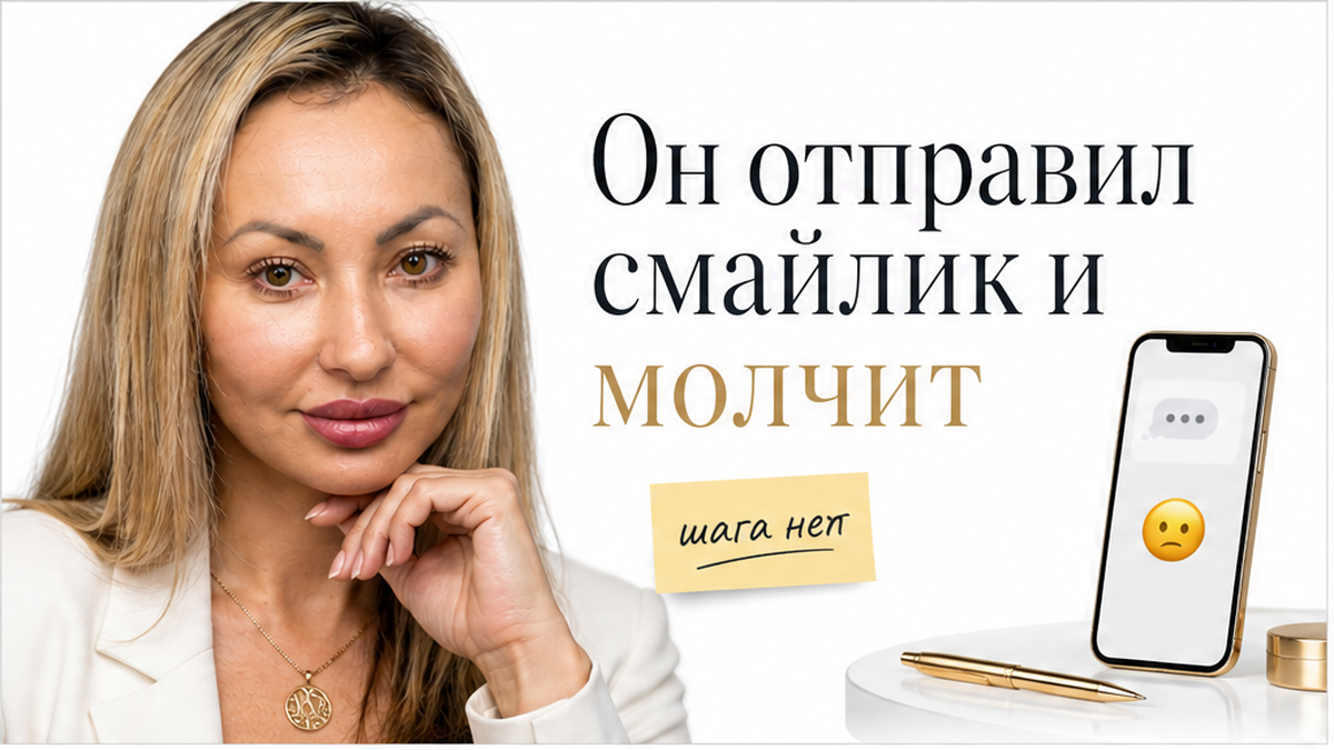 Он отправил реакцию на историю и молчит