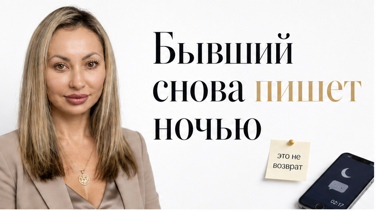 Он пишет, хотя вы уже расстались