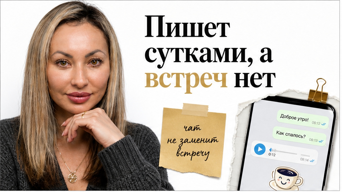 Он пишет каждый день, но не зовёт