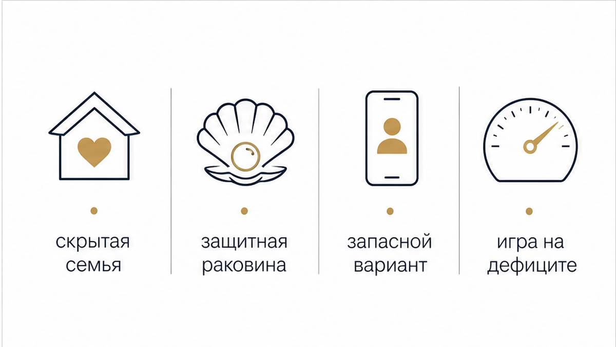 Инфографика: четыре скрытых сценария мужского молчания