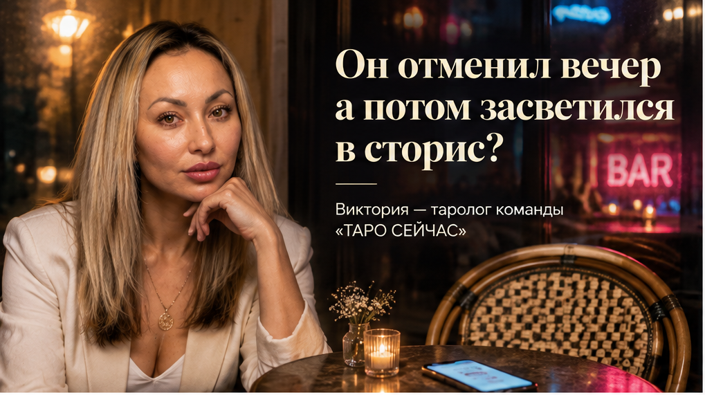 Он сказал, что устал после работы, но выложил сторис из бара