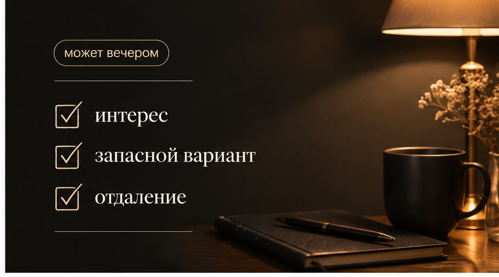 Девушка вечером смотрит на телефон и ждёт уточнения встречи