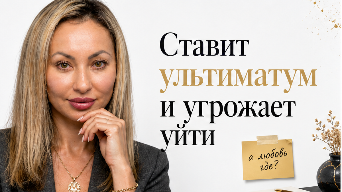 Он ставит условия и угрожает расставанием