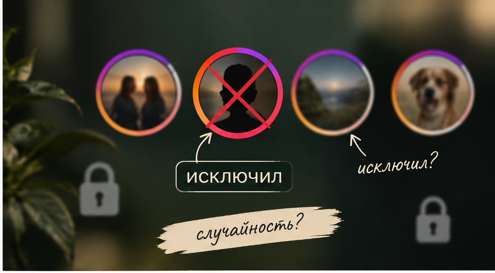 Карты Таро рядом с телефоном и открытым списком близких друзей