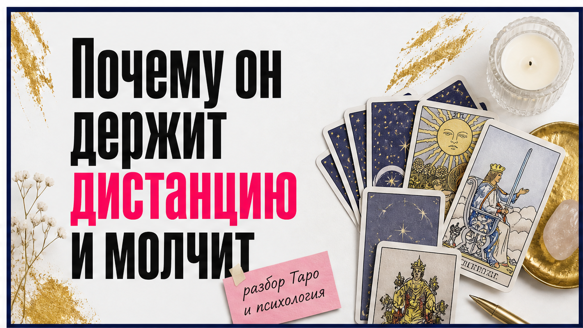 Почему мужчина держит дистанцию: скрытые мотивы молчания и разбор Таро