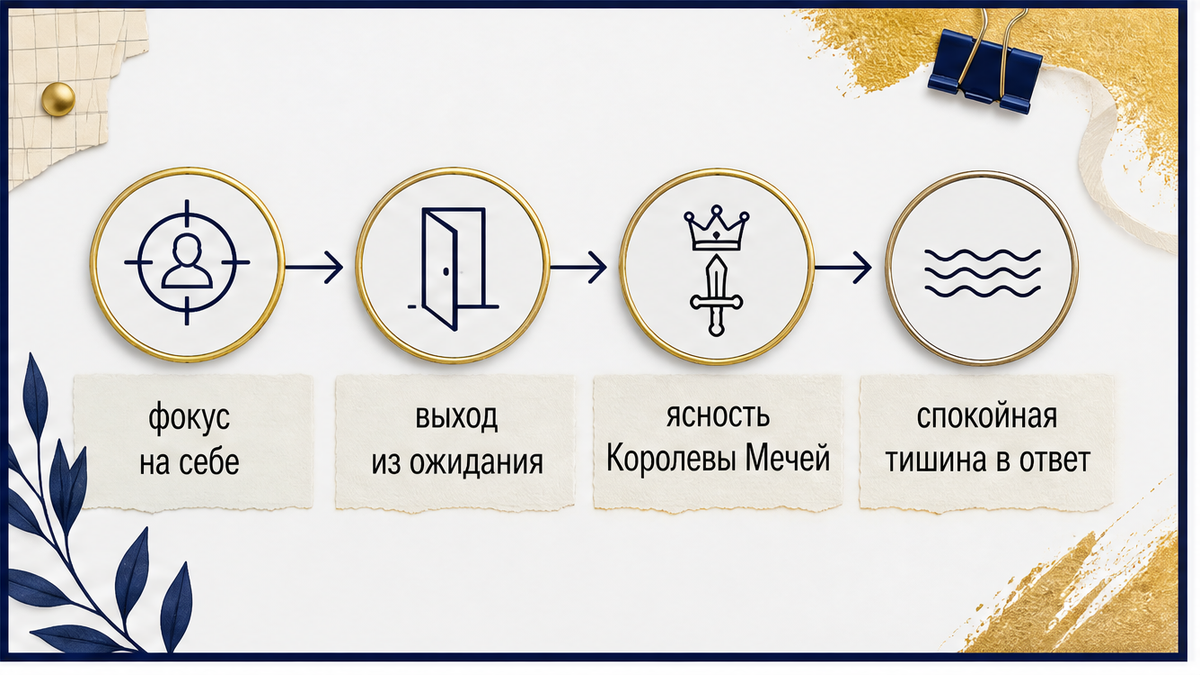 Пошаговая схема выхода из режима ожидания и возврата фокуса внимания себе