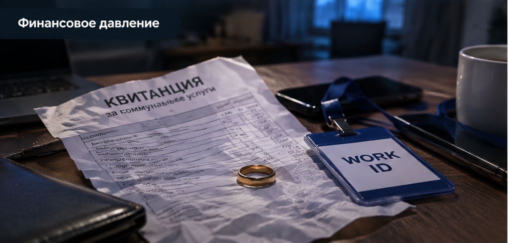 Мужчина сидит отдельно и выглядит закрытым в семейной дистанции