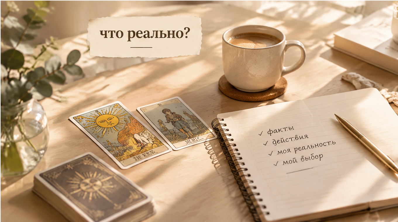 Расклад Таро для ясности о чувствах и реальных поступках мужчины