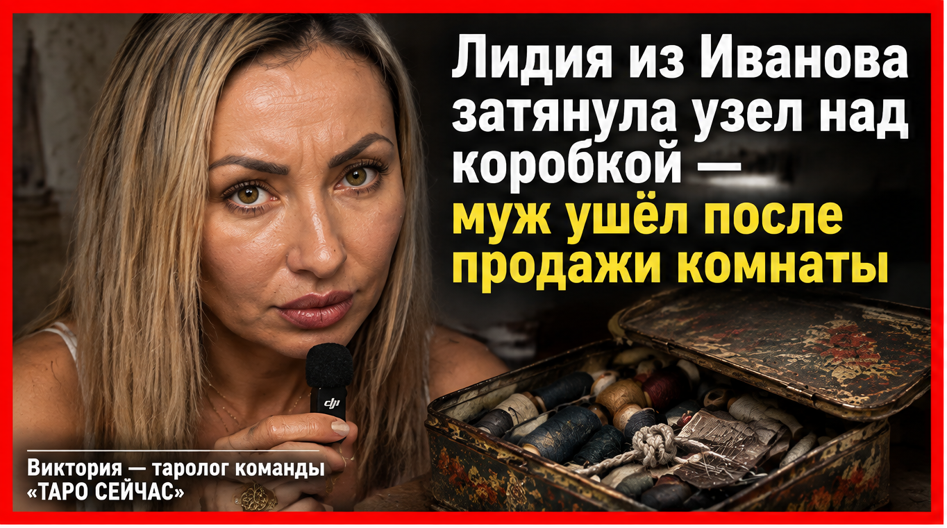 Что происходит, когда завязанную нитку убирают в швейную коробку